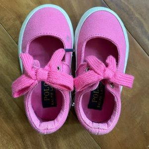 Pink Ralph Lauren Mary Jane shoes